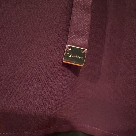 Calvin Klein Plum & Gold Long Sleeve - Picture 3 of 8